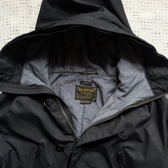 BURTON 2013 DRYRIDE Snowboard SUKABUMI Parka Black Zip/Button Mens Size M, Wmn L - Picture 3 of 7
